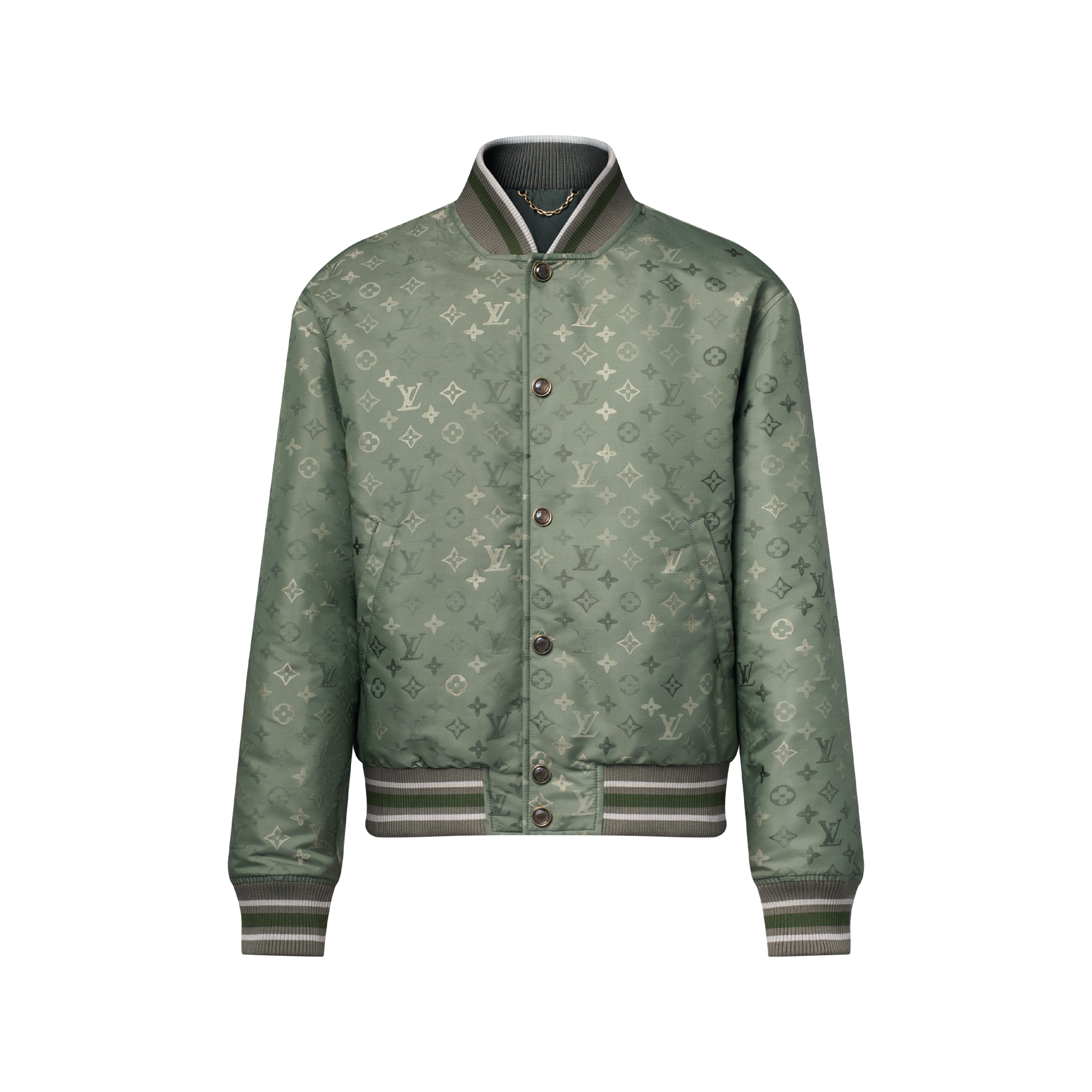 ルイヴィトン ドロップニードル モノグラム ボンバージャケット LOUIS VUITTON(ルイヴィトン) / ドロップニードルモノグラムボンバー